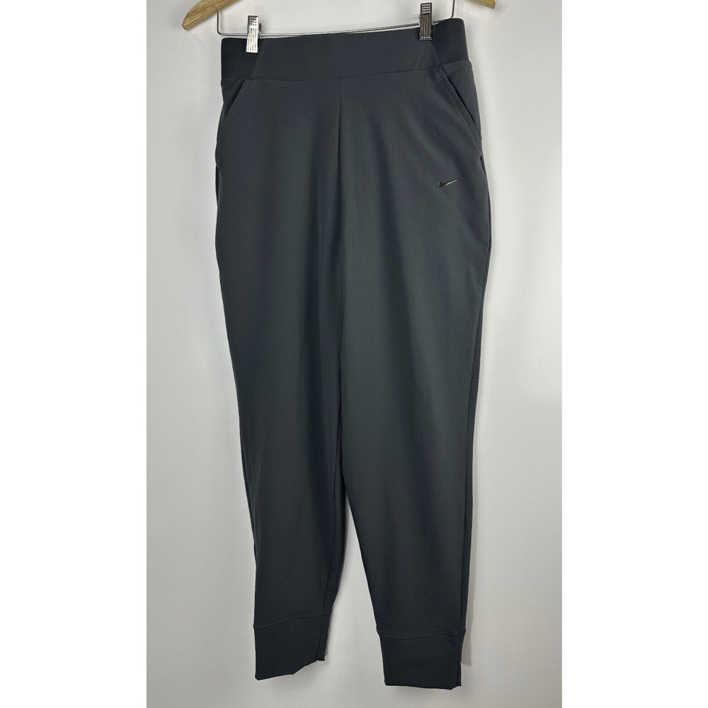 Nike Lady Bliss Training Pants Pull On Running CU5849-070 Gray Women's Medium - Picture 2 of 15